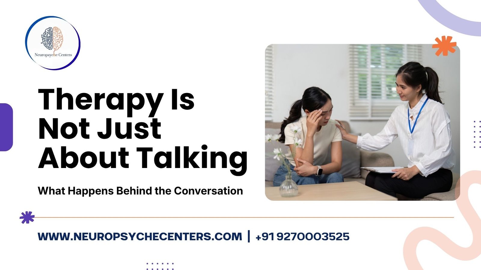 Therapy Is Not Just About Talking: What Happens Behind the Conversation